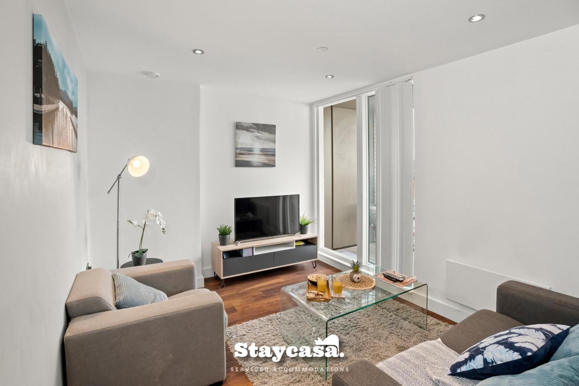 Spectacular Apartment Balcony View In City Centre Manchester Eksteriør bilde