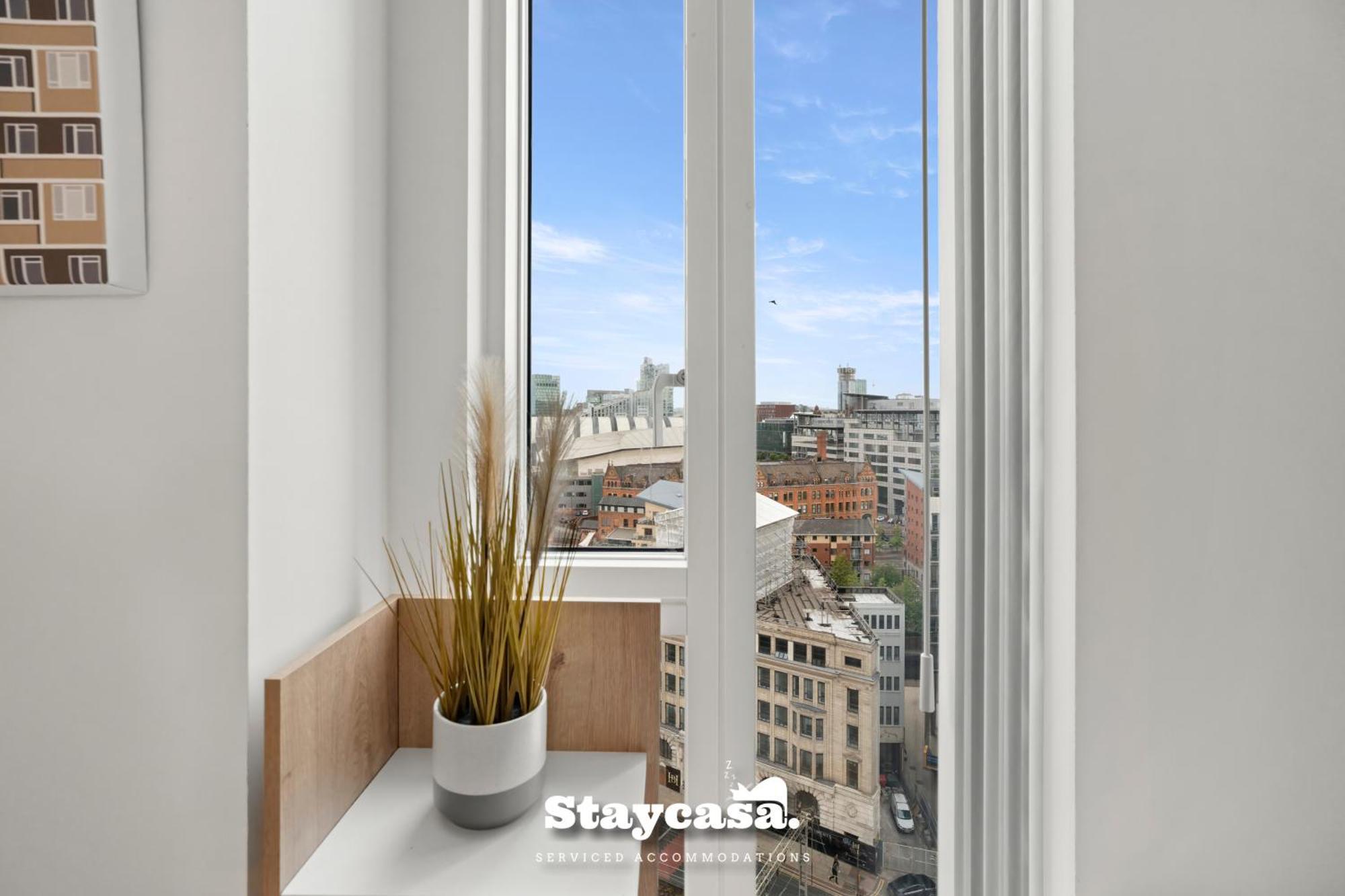 Spectacular Apartment Balcony View In City Centre Manchester Eksteriør bilde