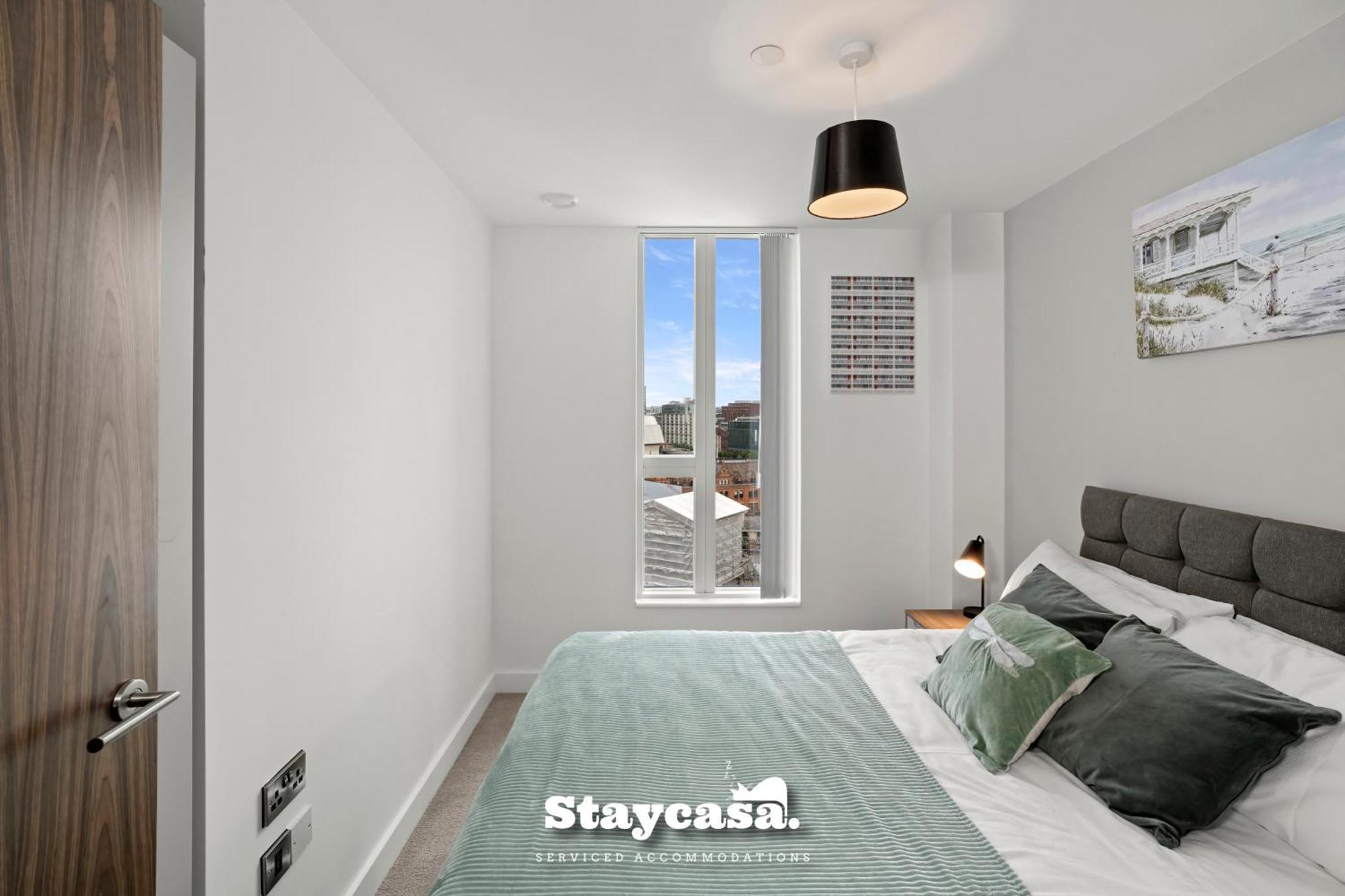 Spectacular Apartment Balcony View In City Centre Manchester Eksteriør bilde