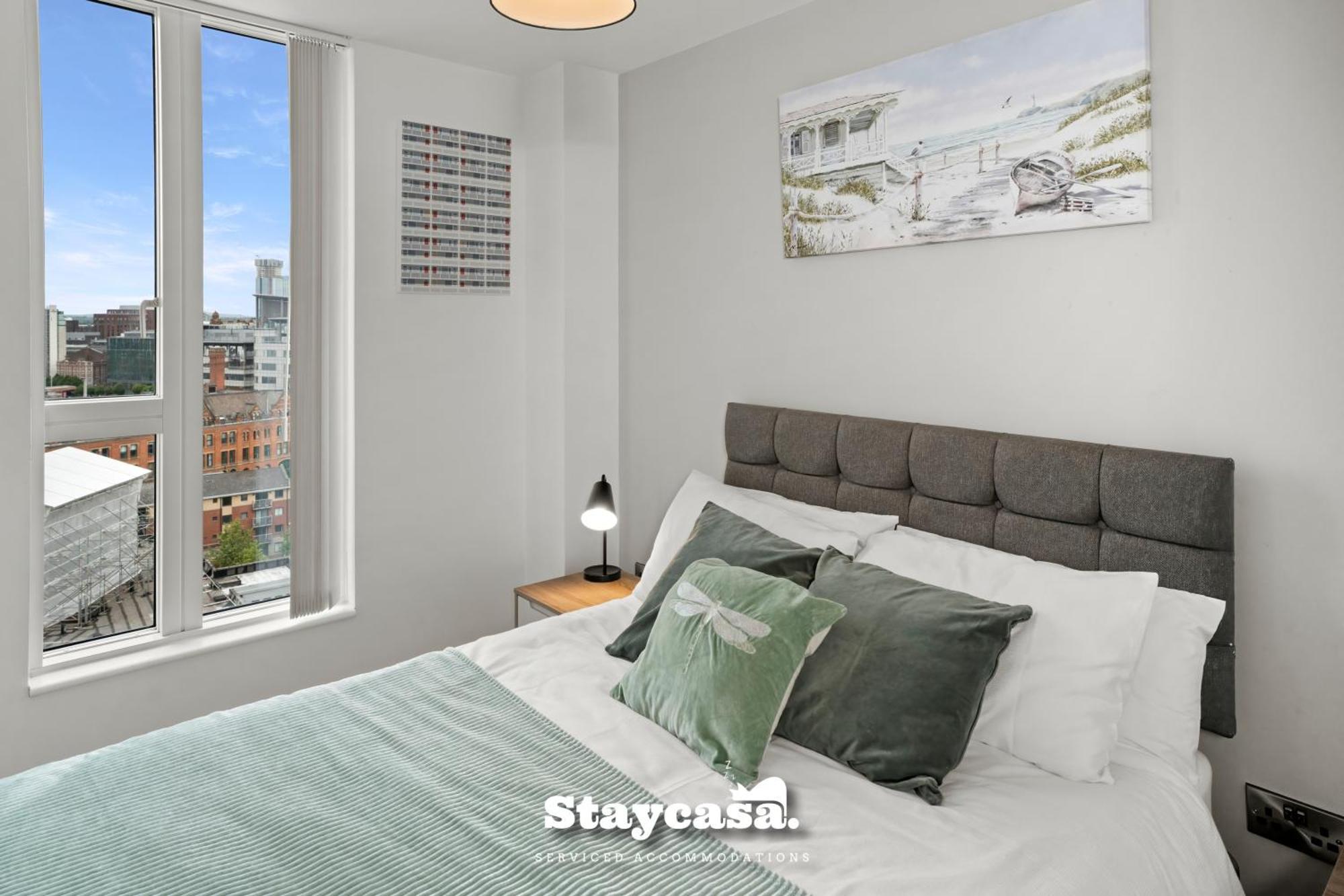 Spectacular Apartment Balcony View In City Centre Manchester Eksteriør bilde