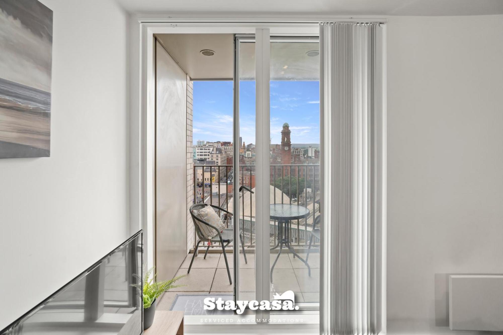 Spectacular Apartment Balcony View In City Centre Manchester Eksteriør bilde